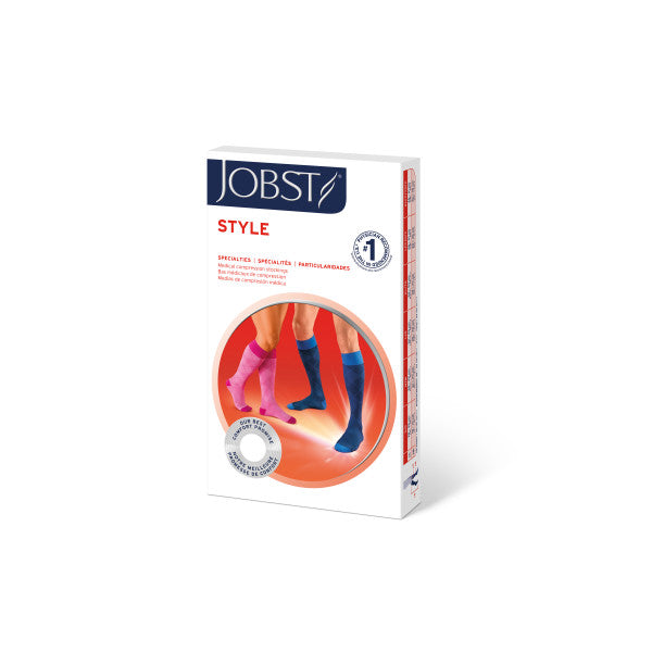 Load image into Gallery viewer, JOBST Style Soft Fit Compression Socks 30-40 mmHg, Knee High, Closed Toe, Petite
