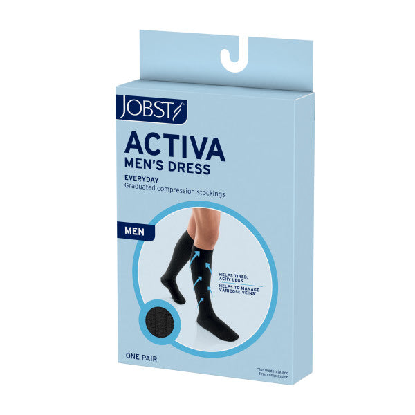 Load image into Gallery viewer, JOBST Activa Men&#39;s Dress 20-30 Knee High, Close Toe
