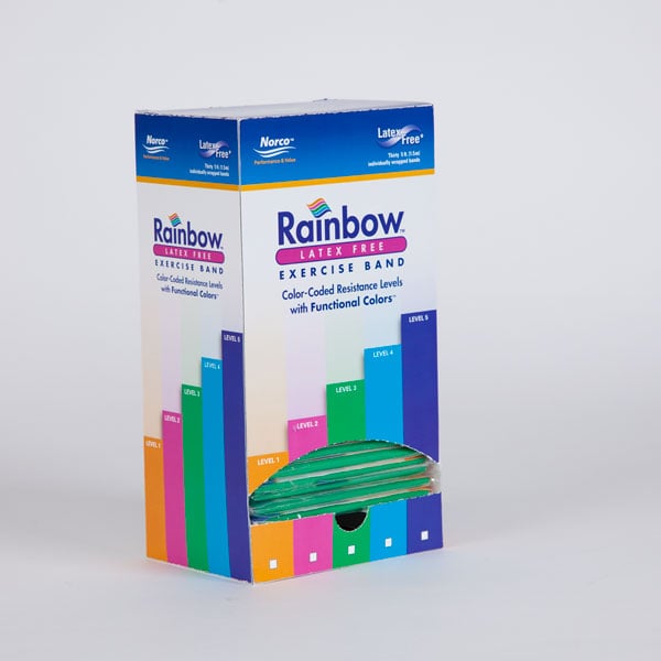 Load image into Gallery viewer, North Coast Medical Rainbow™ Latex-Free Exercise Band
