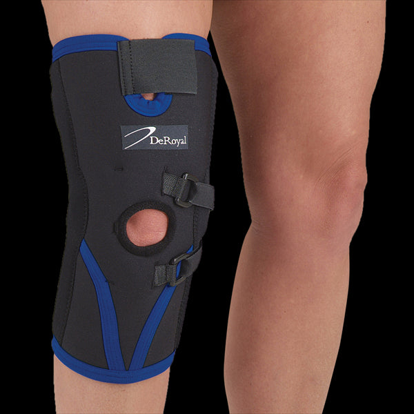 Load image into Gallery viewer, DeRoyal Full Length Patella Stabilizer, Neoprene or Tri-Tex Material
