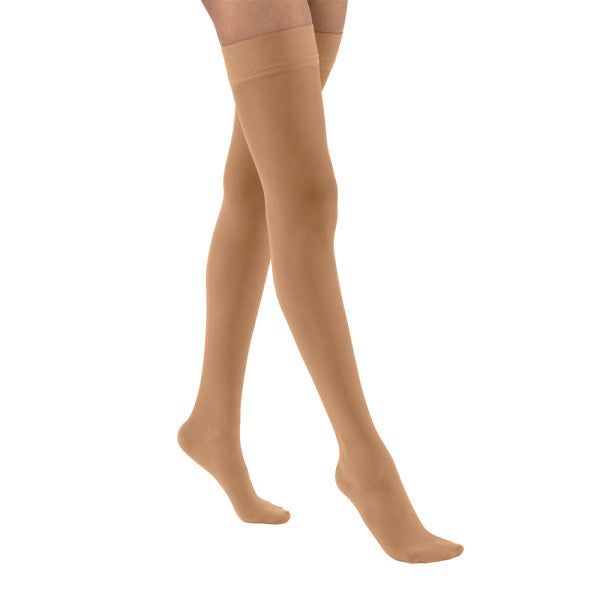 Load image into Gallery viewer, JOBST Women&#39;s UltraSheer Thigh High Dot Classic 20-30 mmHg Closed Toe
