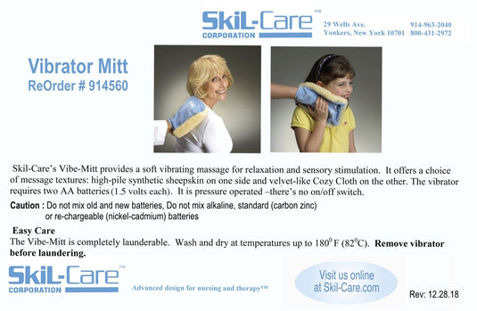 SkiL-Care Vibrator Mitt