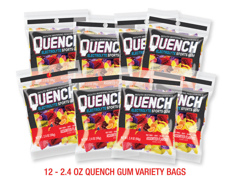 Load image into Gallery viewer, Mueller Quench Gum Variety Bag - (12) 2.4oz bags
