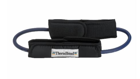 Load image into Gallery viewer, TheraBand Professional Latex Resistance Tubing, 12 Inch Loop With Padded Cuffs
