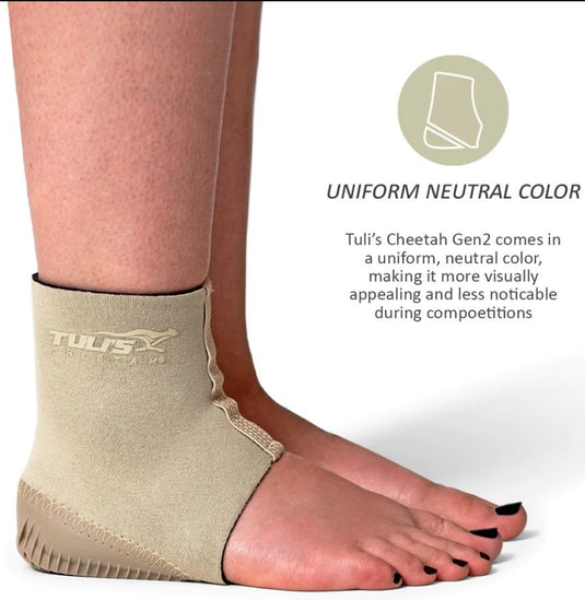 Tuli's® Cheetah® Gen2™ Heel Cup With Compression Sleeve (Fitted Youth)