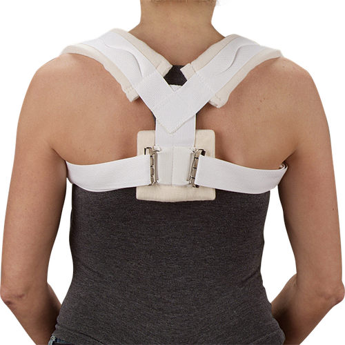 DeRoyal 3-Way Clavicle Strap, Buckle Closure or Hook and Loop Closure