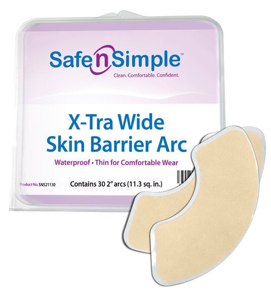 Safe n' Simple Skin Barrier Arcs, Crescents or Sheets