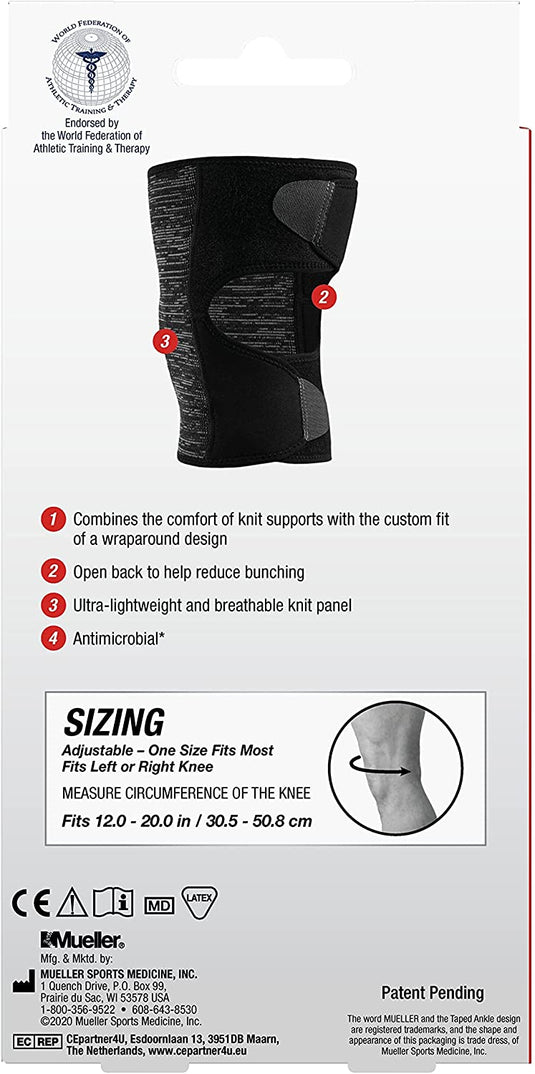 Mueller Hybrid Wraparound Knee Support