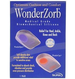 Load image into Gallery viewer, Silipos WonderZorb WonderCup Heel Cups, Red 1 pr/box
