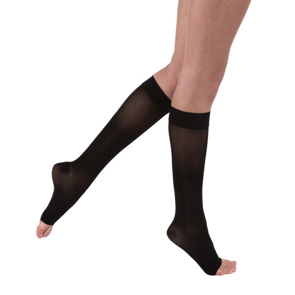 Load image into Gallery viewer, JOBST Women&#39;s Ultrasheer Knee High Classic 20-30 mmHg Open Toe
