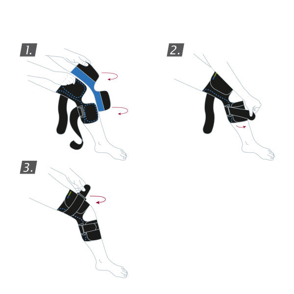 Load image into Gallery viewer, Actimove Knee Brace, Wrap Around, Simple Hinges, Condyle Pads
