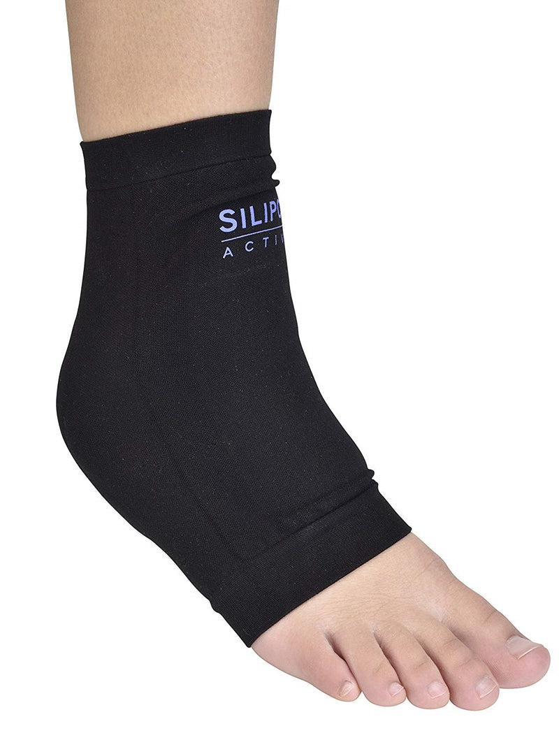 Load image into Gallery viewer, Silipos Active Boot Bumper - Ankle Compression Sleeve with Mineral Oil Gel Pads
