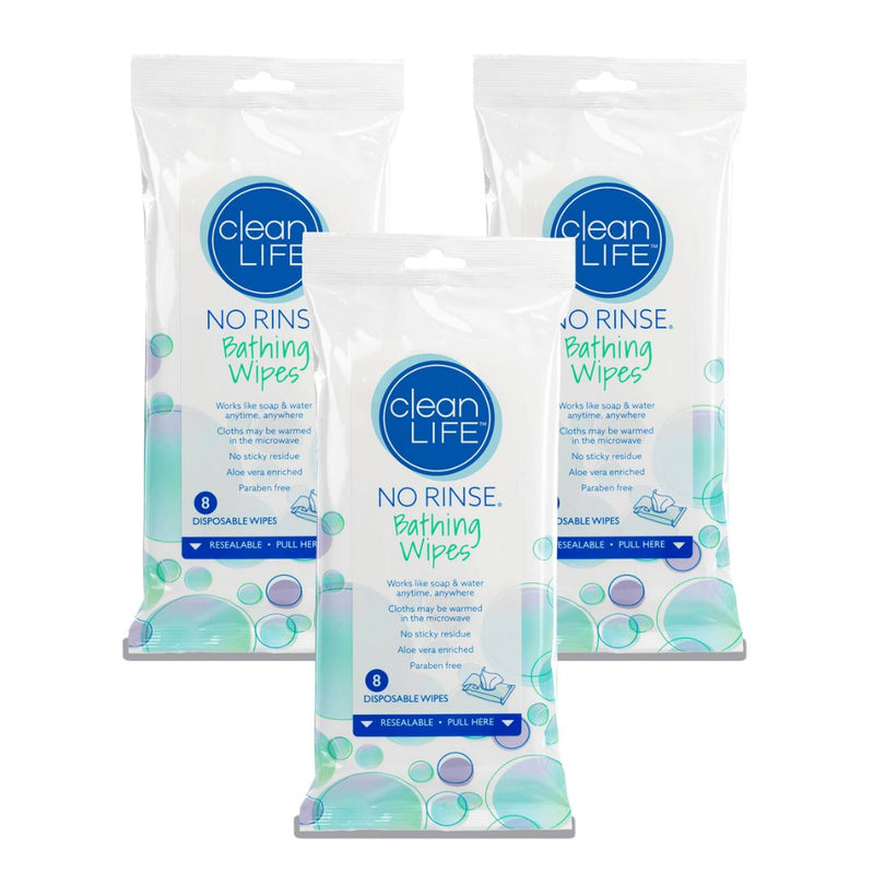 Load image into Gallery viewer, CleanLife No Rinse® Bathing Wipes
