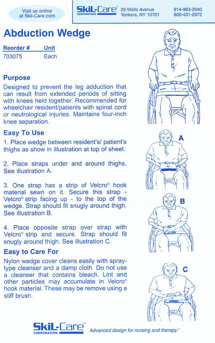 Load image into Gallery viewer, SkiL-Care Abduction Wedge for Thigh Alignment
