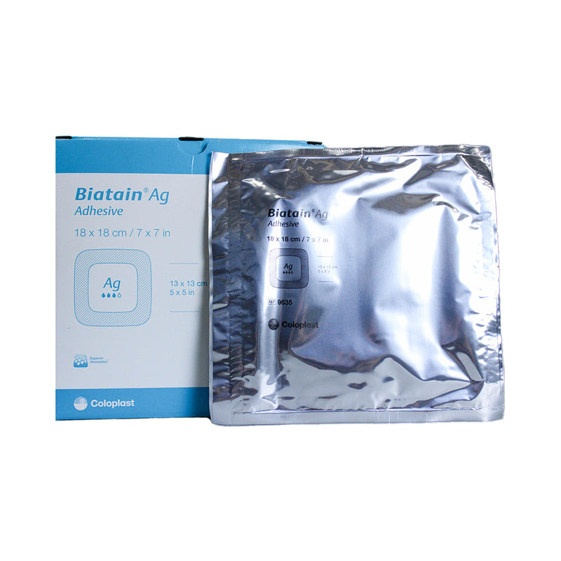 Load image into Gallery viewer, Coloplast Biatain® Ag Adhesive Wound Dressing
