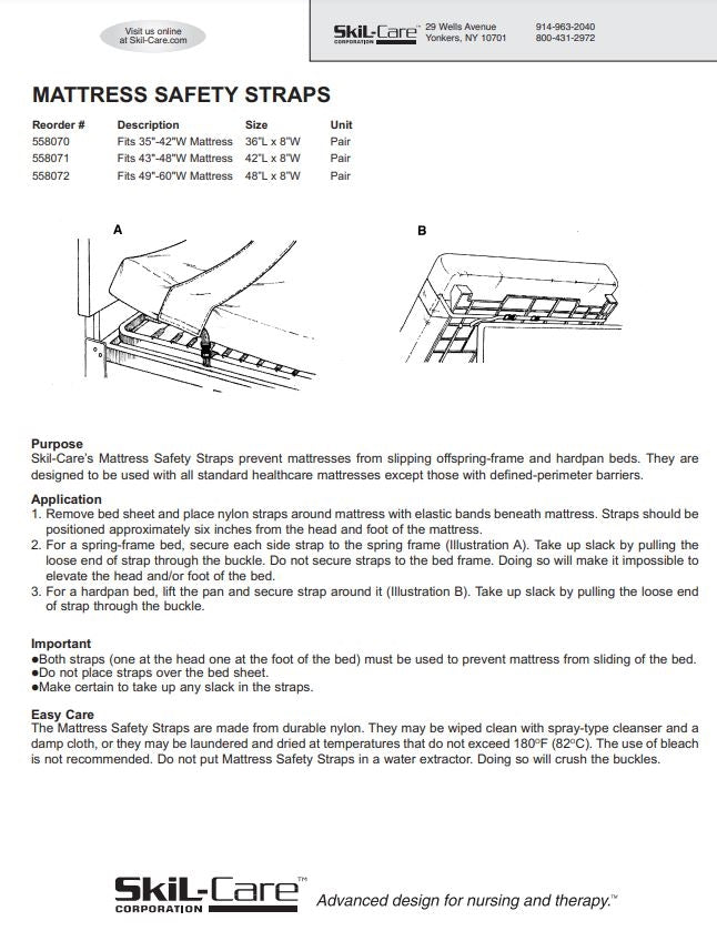 Load image into Gallery viewer, SkiL-Care Mattress Safety Strap
