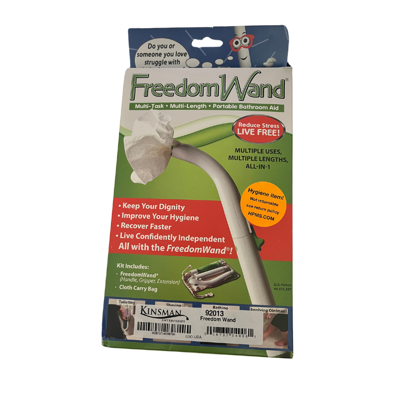 Load image into Gallery viewer, Freedom Wand Personal Hygiene &amp; Bathroom Aid Toilet Tissue Tool OLDER VERSION
