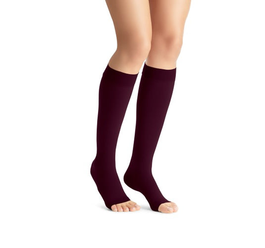 JOBST® Maternity Opaque Knee High Compression Stockings, 20-30 mmHg, Open Toe