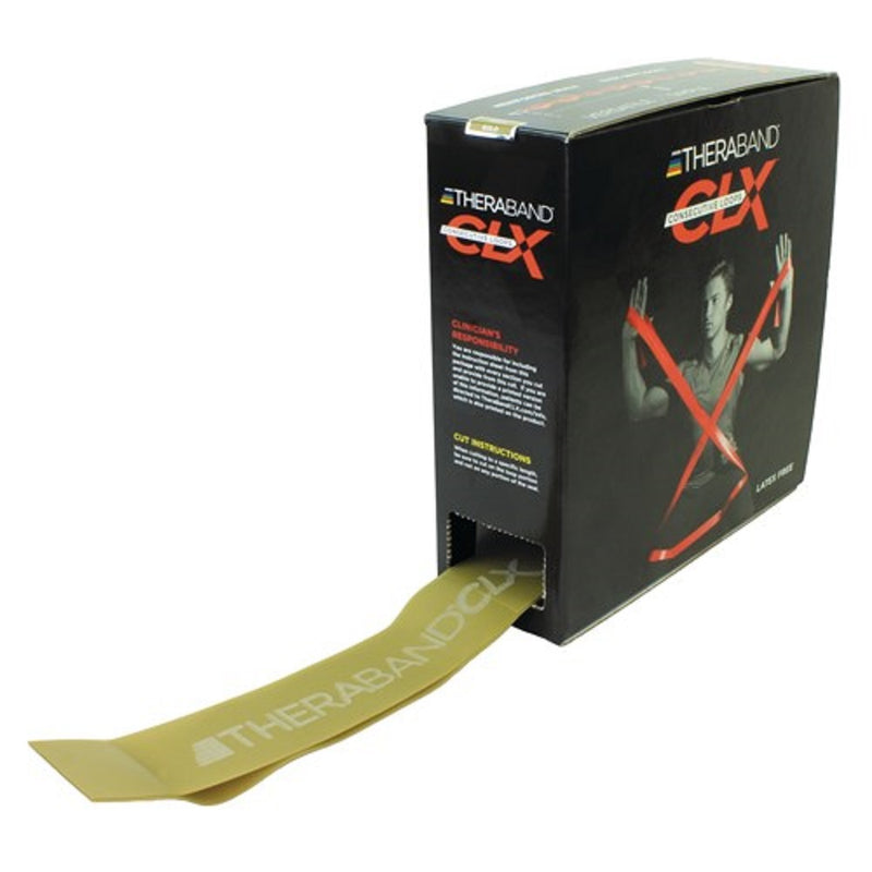 Load image into Gallery viewer, TheraBand Non-Latex CLX Consecutive Loops, 25 Yard Dispenser Box
