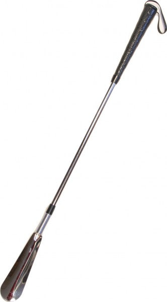 Load image into Gallery viewer, Kinsman Spring Action Long Handled Jockey Shoehorn
