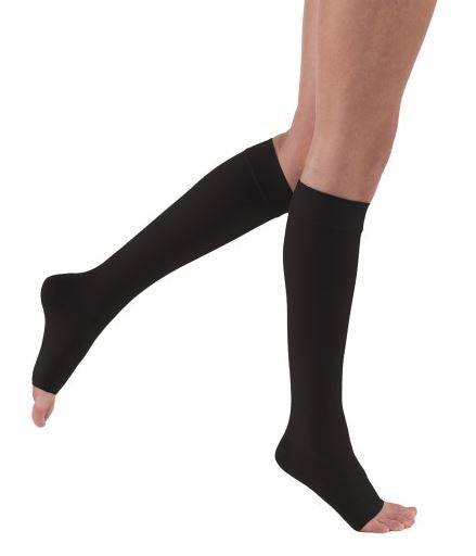 Load image into Gallery viewer, JOBST Relief Compression Stockings 20-30 mmHg Pet Knee High Silicone Dot Band OT
