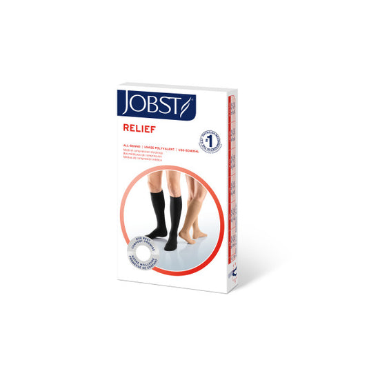 JOBST Relief Silicone Compression Knee High, 20-30 mmHg Open Toe