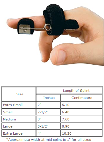 Bunnell Spring Wire Safety Pin Splint