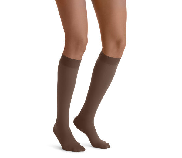 Load image into Gallery viewer, JOBST Women&#39;s Opaque Softfit Knee High 20-30 mmHg Closed Toe
