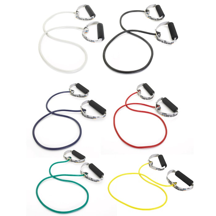 Load image into Gallery viewer, TheraBand Professional Latex Resistance Tubing with Handles
