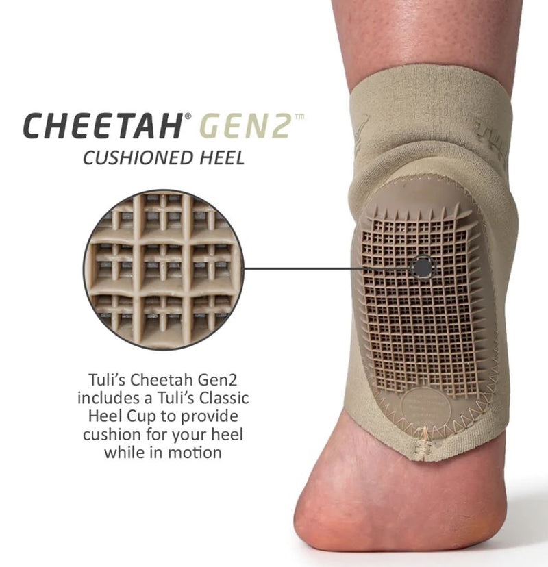 Load image into Gallery viewer, Tuli&#39;s® Cheetah® Gen2™ Heel Cup With Compression Sleeve (Fitted Youth)
