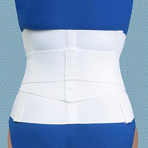 Frank Stubbs Double Pull Lumbar-Sacro Support, Latex-Free - White