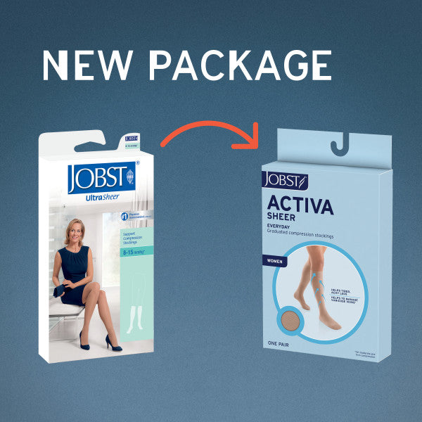 Load image into Gallery viewer, JOBST ACTIVA Sheer 8-15 mmHg Compression Socks Knee High, Closed Toe
