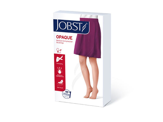 JOBST Women's Opaque Waist High 20-30 mmHg Closed Toe