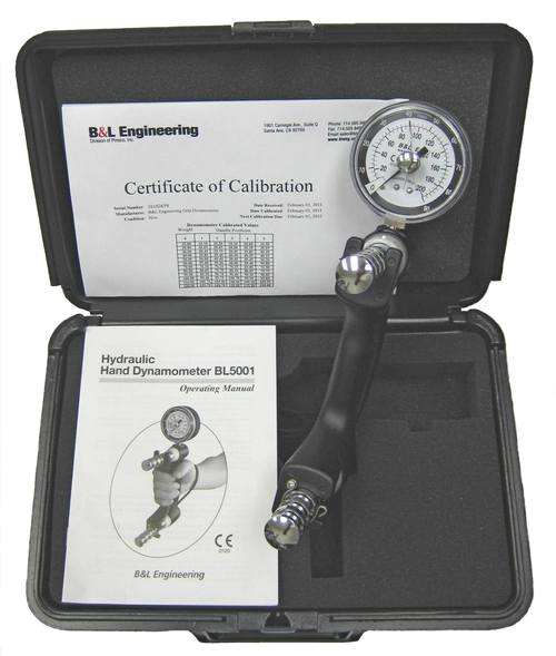 Load image into Gallery viewer, B&amp;L Engineering Hydraulic Hand Dynamometer
