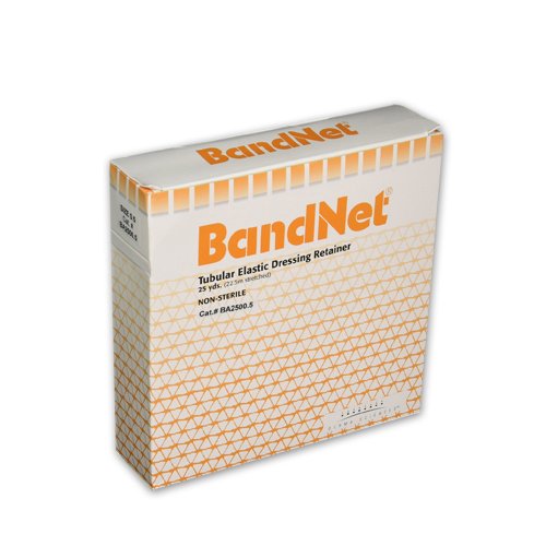 Derma Sciences BandNet Tubular Nylon Dressing Retainer, Stretched, 50 yd (46M)