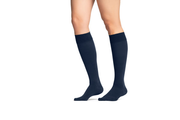 Load image into Gallery viewer, JOBST Maternity Opaque Knee High Compression Stockings, 20-30 mmHg, Closed Toe
