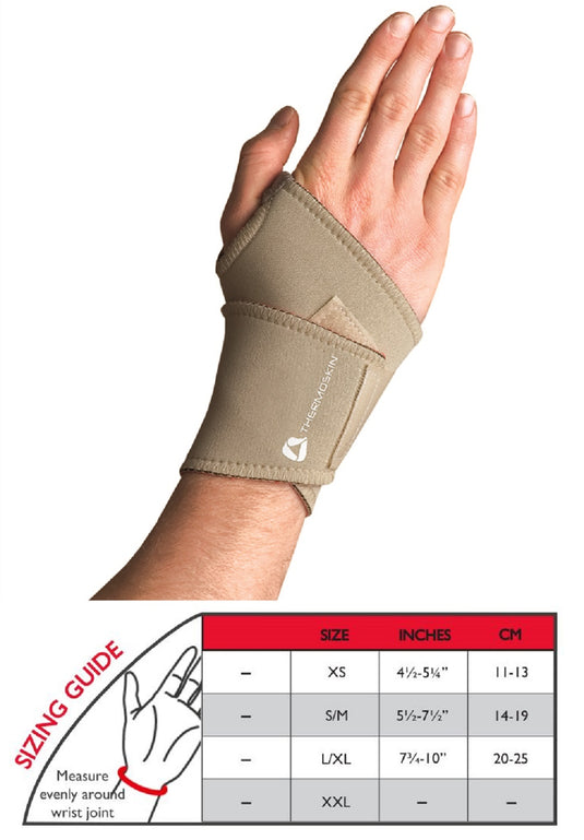 Thermoskin Universal Wrist Wrap, Beige