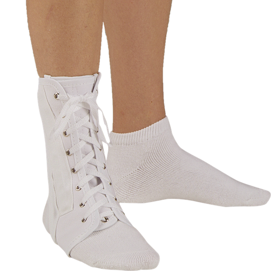 DeRoyal Canvas Lace-Up Ankle Brace