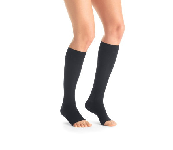 Load image into Gallery viewer, JOBST® Maternity Opaque Knee High Compression Stockings, 20-30 mmHg, Open Toe
