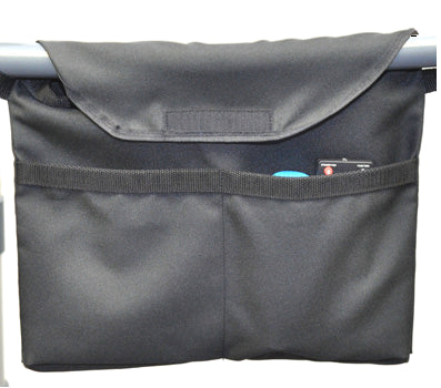 Load image into Gallery viewer, Kinsman Enterprises Walker Bag w/Buckle, Polyester Water-Resistant, Black 81088
