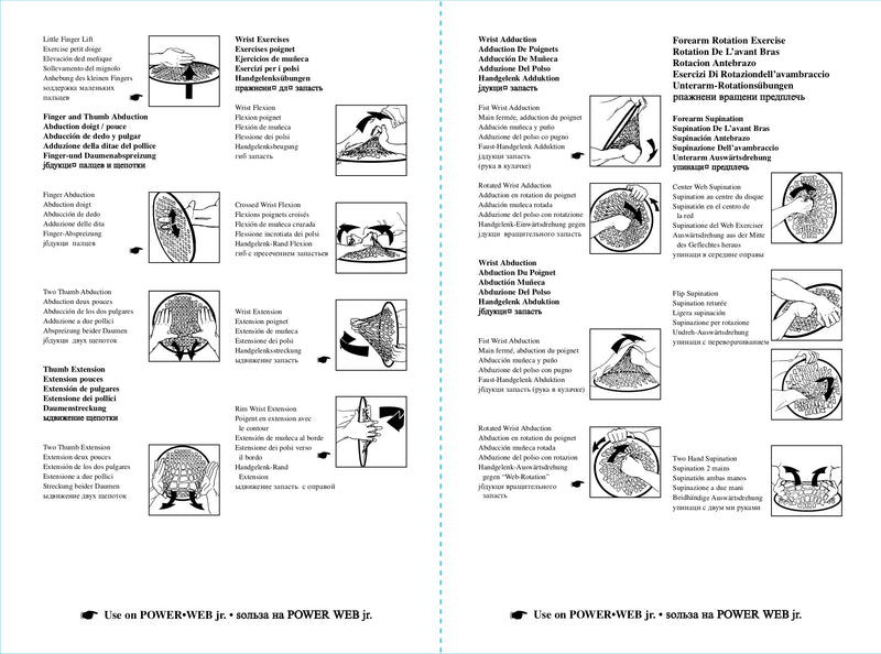 Load image into Gallery viewer, Power-Web Combo Resistance 14&quot; Finger, Hand, Wrist, Thumb &amp; Forearm Exerciser
