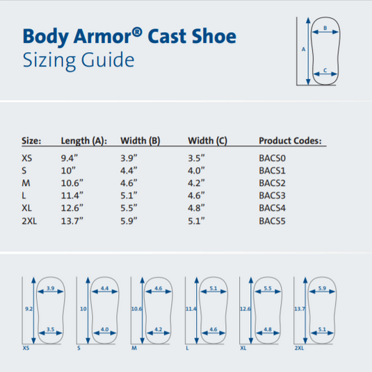 Darco Body Armour Cast Shoe