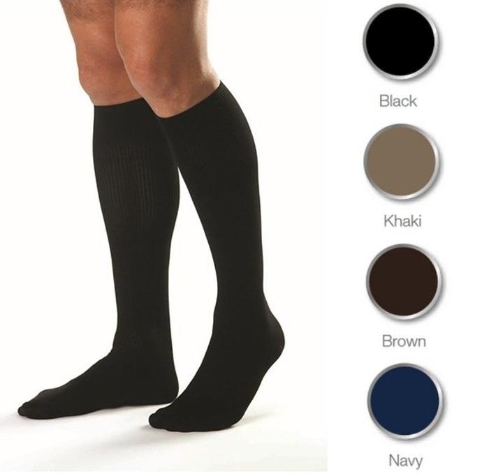 Load image into Gallery viewer, JOBST forMen Ambition W/ SoftFit Technology Knee High Long 30-40 mmHg Socks
