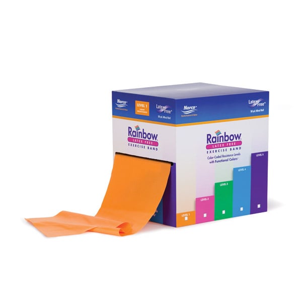 Load image into Gallery viewer, North Coast Medical Rainbow™ Latex-Free Exercise Band
