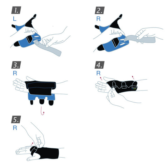 Actimove Wrist Stabilizer Removable Metal Stay, Left or Right