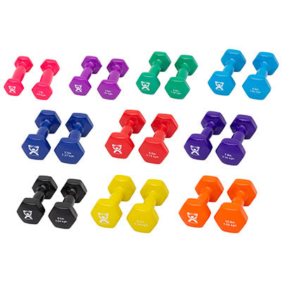 Load image into Gallery viewer, CanDo Vinyl Coated Dumbbells
