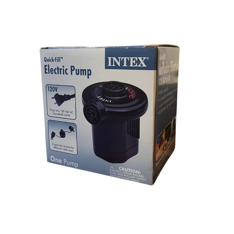 Load image into Gallery viewer, INTEX QuickFill Electric Air Pump: Inflates and Deflates Air Mattresses, Inflatable Kayaks, Boats, Toys
