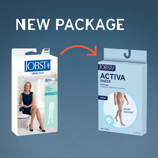 Load image into Gallery viewer, JOBST ACTIVA Sheer 8-15 mmHg Compression Socks Waist High, Closed Toe
