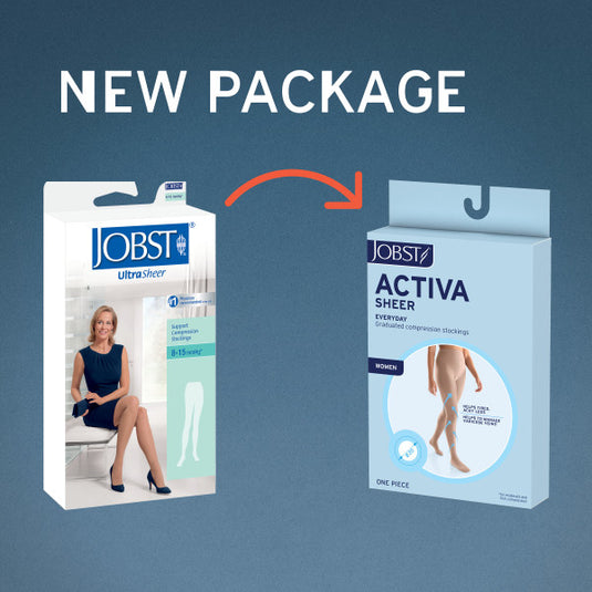 JOBST ACTIVA Sheer 8-15 mmHg Compression Socks Waist High, Closed Toe