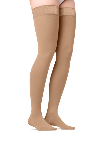 Load image into Gallery viewer, JOBST® Maternity Opaque Thigh High Compression Stockings, 20-30 mmHg, Closed Toe
